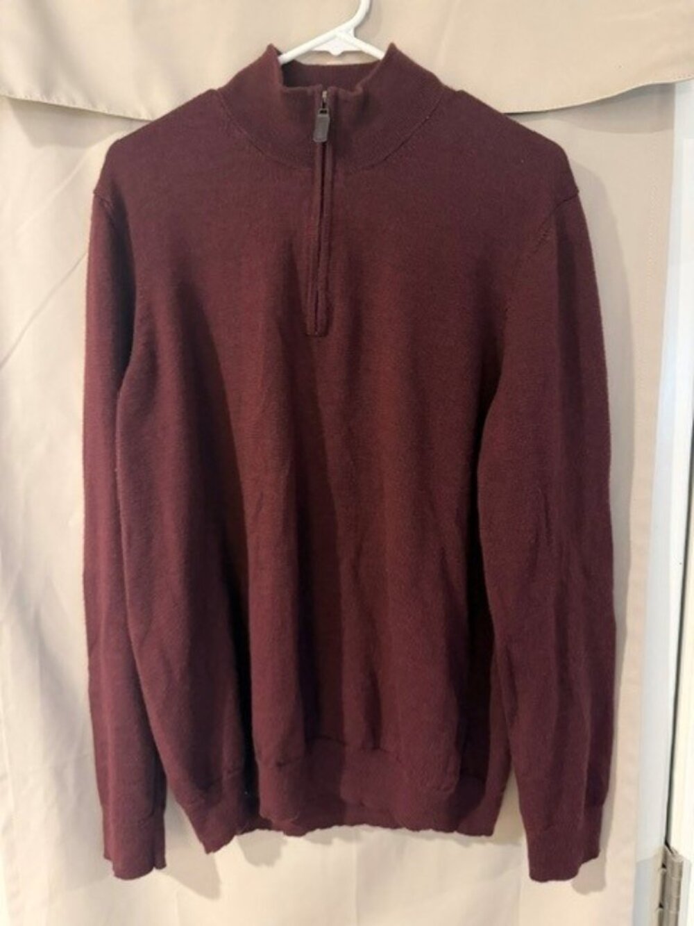 Jos A. Bank Quarter Zip Sweater